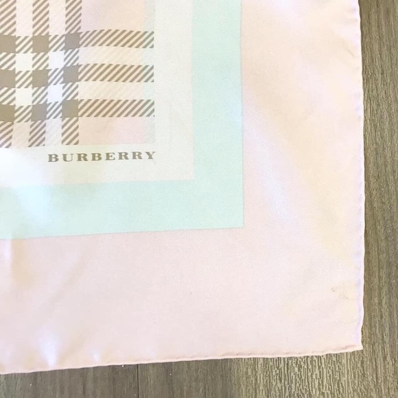 Burberry Silk Check Scarf - Picture 7 of 8